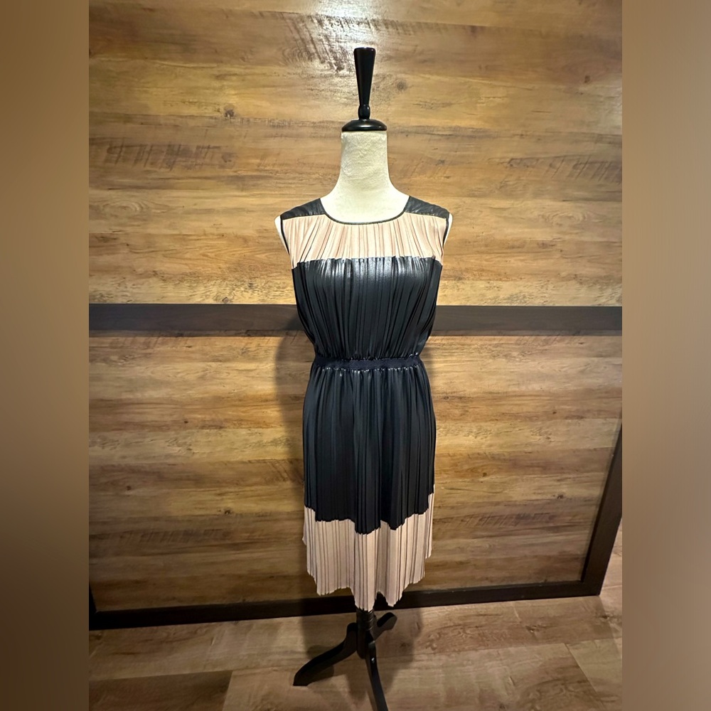 Nude and Black 2 tone BCBG Dress